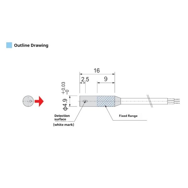 Magnetic Proximity Switch Sensor ZPS0010X Inductive Proximity Switch with Npn Normally Open Output Voltage 5V 24V SUS Tube