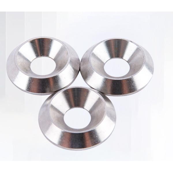 Plain Finish Stainless Steel 304 Solid Countersunk Cup Washers for M3-M30 Bonded Style Applications in ANSI/ASME Standard