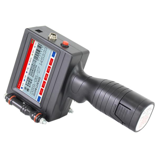 CE Approved 2-12.7mm Date Coder Inkjet Printer for Industrial Batch Number Coding