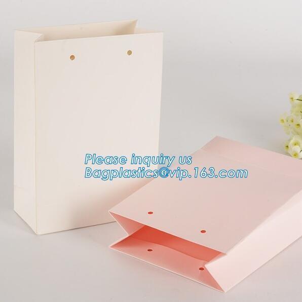 Luxury Shopping Packing Cotton Handle Custom Printed Simple Carrier Art Paper Bags With Matt Lamination, bagease, packag