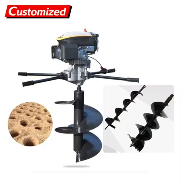 Customized drilling machine in operation