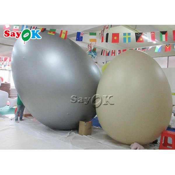 Easter Decoration Custom Inflatable Products Colourful Inflatable Bird Eggs Shape Balloon