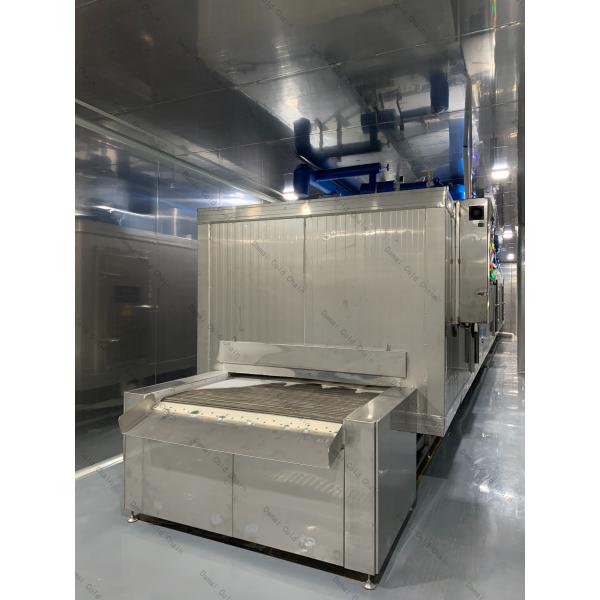 Continuous Quick Freezing Equipment 1000kg/h Customized Size
