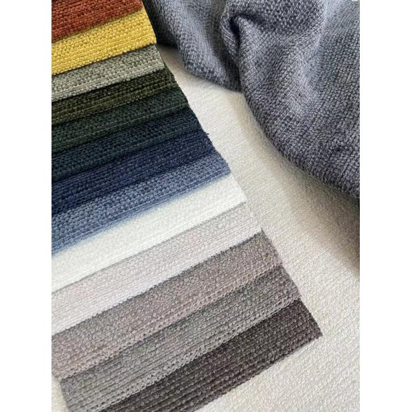 100% Polyester Chenille Woven Fabric Machine Washable For Sofa Cushion