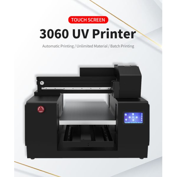 KECAI New Design Touch Screen UV Flatbed Printer Flat Materials Printing Glass Metal Plastic Leather Print Desktop UV Printer
