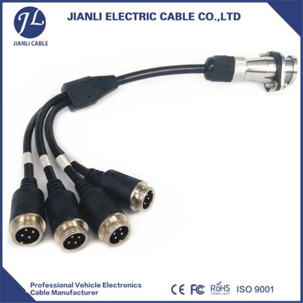 Backup Camera System Truck Trailer Rear View Camera Cable 7 Pin / 4 Way Extension Cable