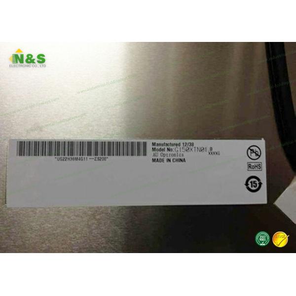 Wide temperature G150XTN01.0 auo display panel , lcd panel display 1024*768 Resolution