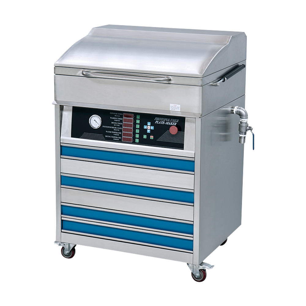 Solvent-based flexo plate making machine
