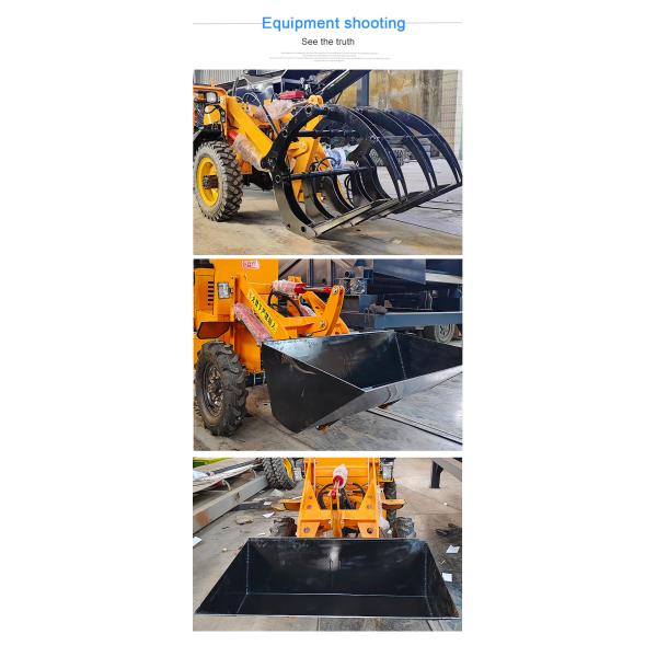 Small Tractor Towable Backhoe Loader with Versatile Functions and 0.3m3 Bucket Capacity