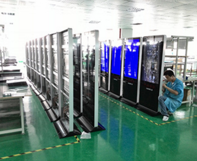55 Inch Information Interactive Advertising LCD Touch Screen Kiosk Outdoor