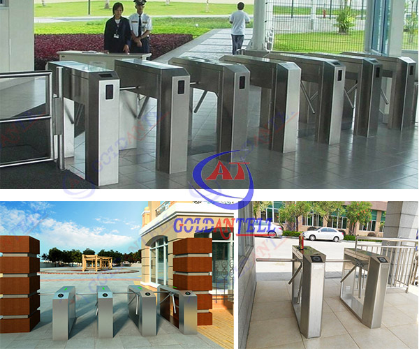 CE Certificated ESD RFID Intelligent half height turnstile Access Control