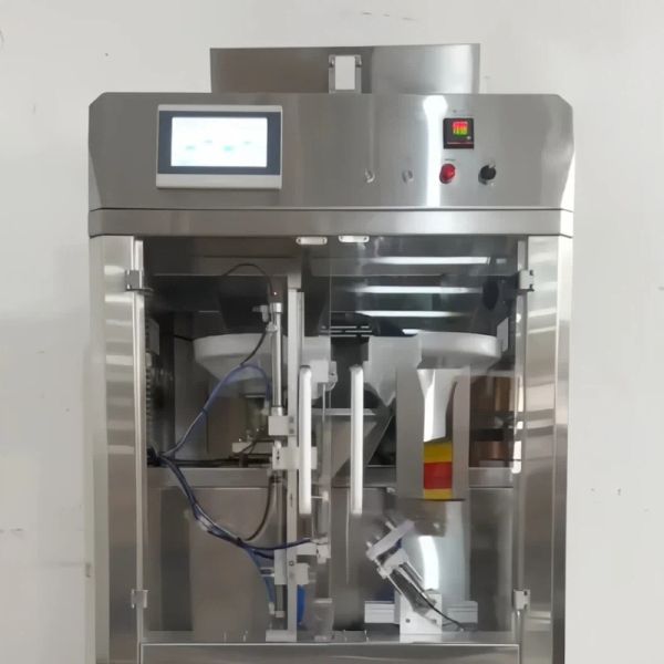 1.5kw Automatic Tea Packing Machine Vacuum Pre Made Bag Packing Machine 220V