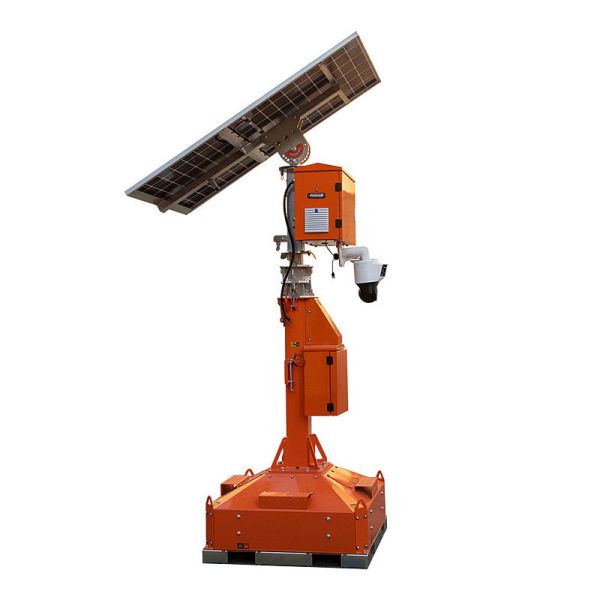 Simple Solar Light Tower Quick Deployment Mast Height 3.5M Quick Deployment Telescopic Solar LED Light Tower