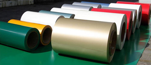 Construction / Building Color Coated Aluminum Coil Rustproof 8 - 2650 Mm Width