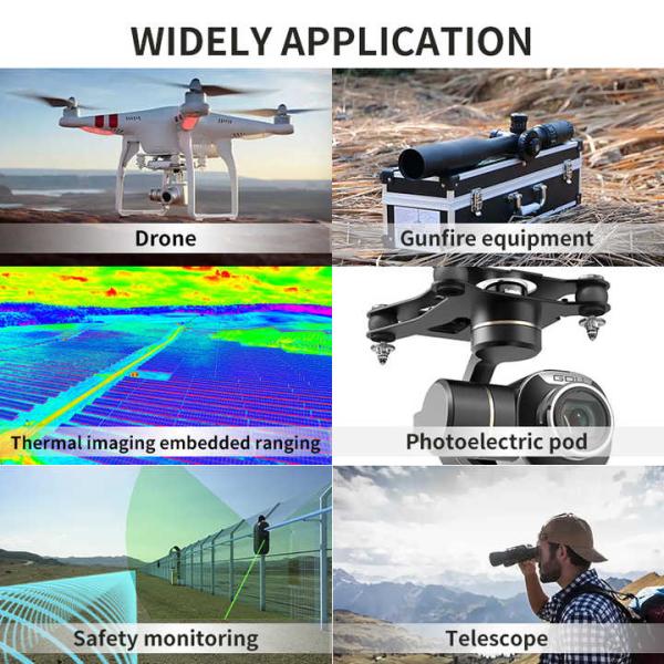 Outdoor Long Distance Laser Radar Ranging Module with Aabsolute Accuracy ±1m