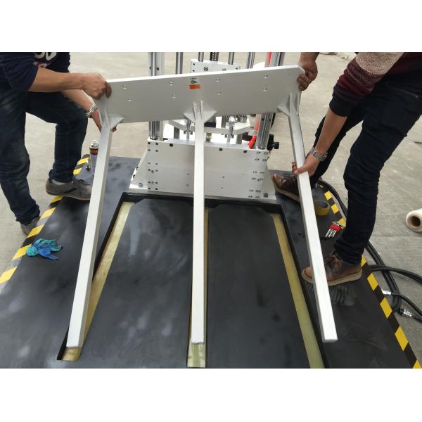 High Stiffness High Flatness Precision Drop Tester Packaging Testing Equipment For Process of Carrying