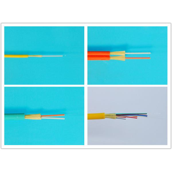 Indoor Duplex Zipcord OM3 Fiber Optic Cable with PVC / LSZH Jacket