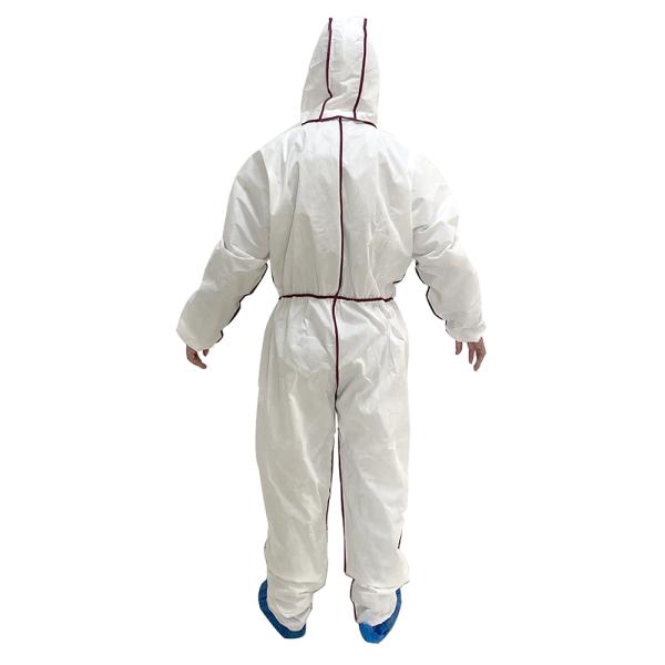Disposable Sms Bounded Seam Type 5/6 Coverall Asbestos Breathable