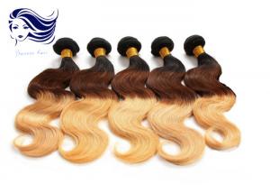 Quality Long Hair Ombre Color Hair 100 Virgin Human Hair Extensions For Black Women for sale