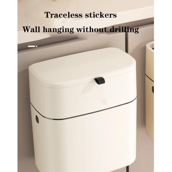 9L Wall Hanging Trash Can Recycling Wall Mounted Garbage Can
