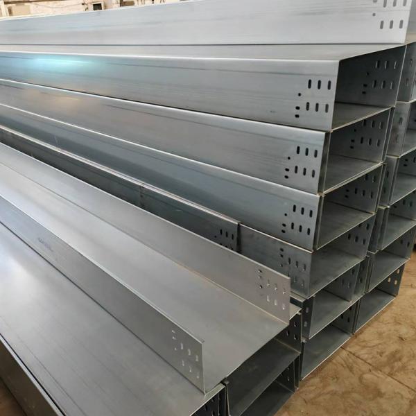 Non Flammable Fire Resistance Galvanized Wall Mounted Cable Tray Installation Method
