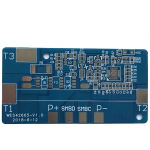 Blue Soldermask Automotive PCB Customized FR4 Circuit Board Immersion Gold