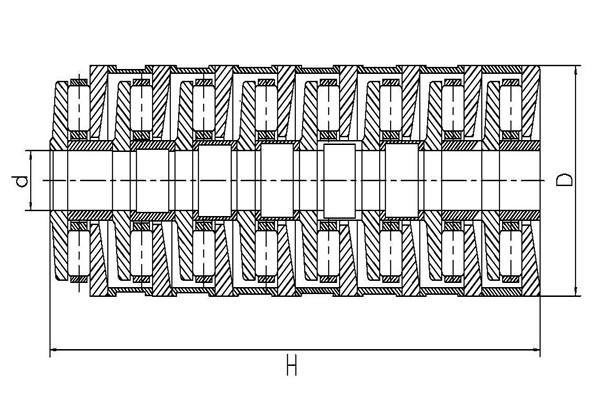 F-81600.T8AR Multi-Stage cylindrical roller thrust bearings