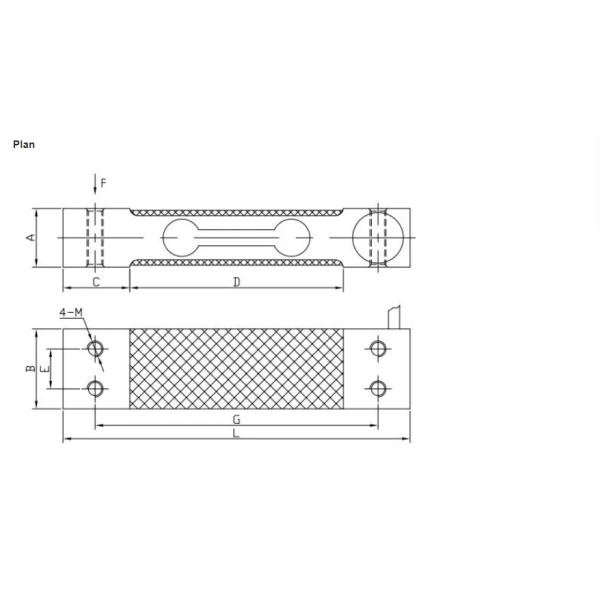 1kg ~250kg Scale Weight Sensor Single Point Load Cell for Electronic Platform Scale Corrosion Resistant