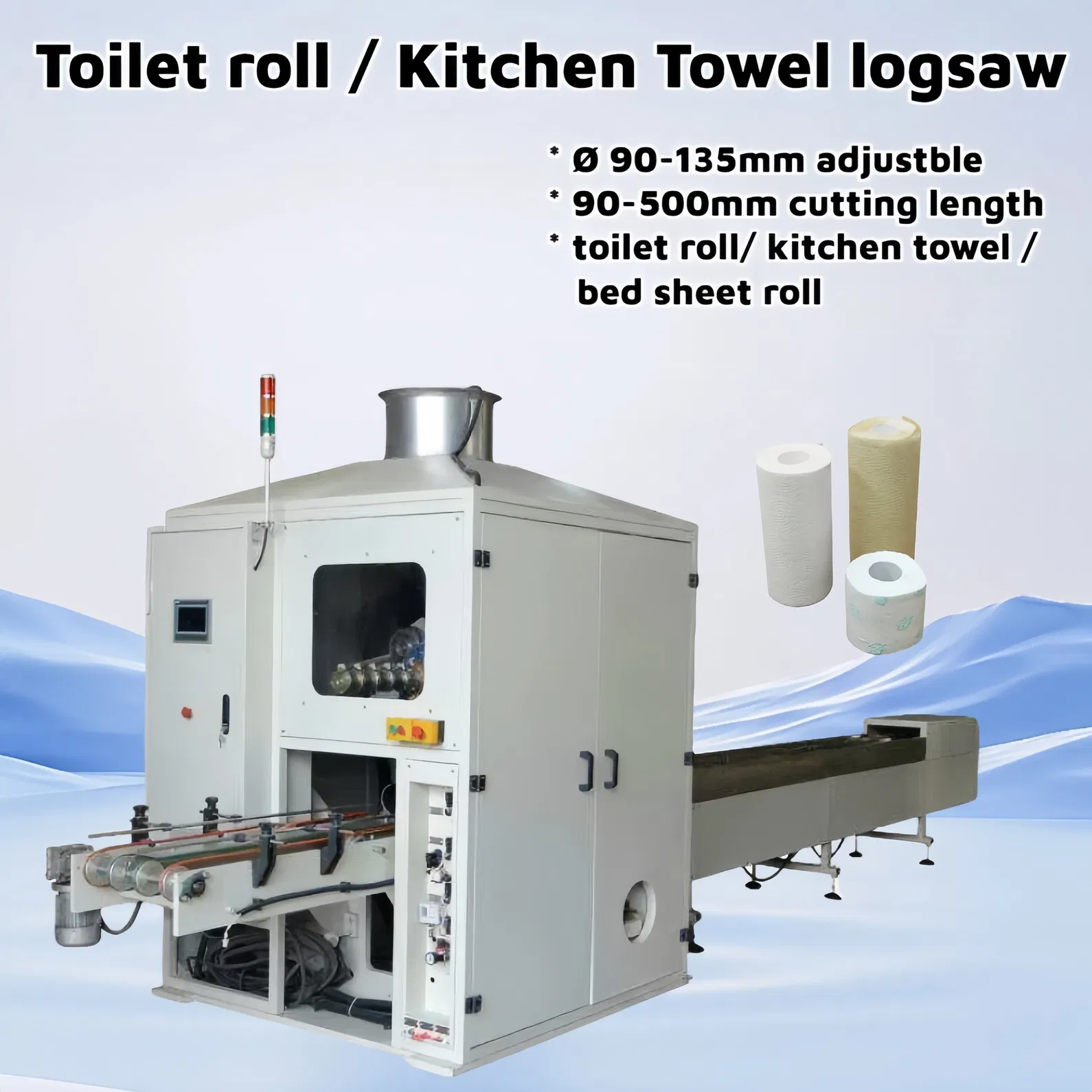 High efficiency fully Automatic Toilet Roll Rewinding Machine Production LINE with good price