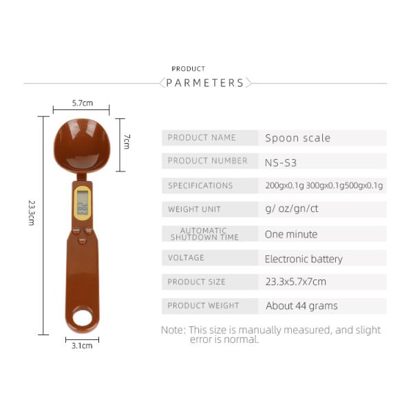 Digital Display Mini Kitchen Electronic Measuring Spoon Scale for Safe and Accurate Measurements
