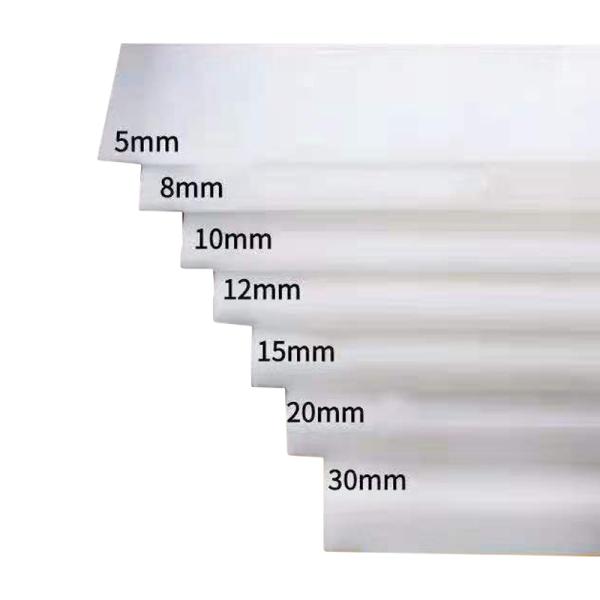 10mm PTFE Plastic Material PTFE Plate Sheets ODM