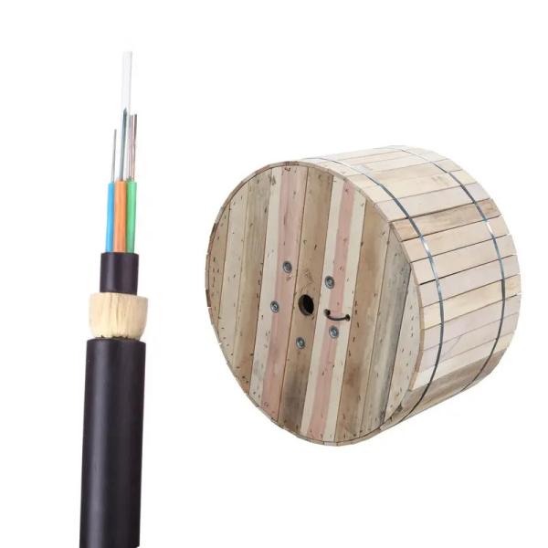 Outdoor ADSS Single Mode Fiber Optic Cable bulk 100m Span Double Sheath
