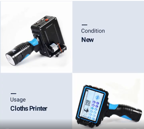 T980 Handheld Inkjet Printer for Expiry Date Printing in Compact Size 235*135*100mm