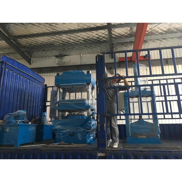 ISO Custom Small Type Rubber Molding Press / Vulcanizing Press Electric Heating Or Steam Heating