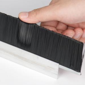 China OEM ODM Nylon Bristle Bottom Door Seal Brush Strip For Home on sale