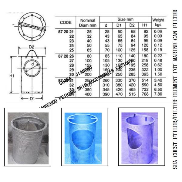 IMPA872032 FILTER ELEMENTS FOR MARINE CAN WATER FILTER