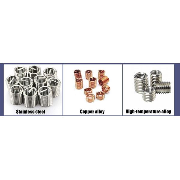 Threaded Inserts Threaded Inserts Threaded Inserts Wire Screw Sleeve M16 304 Stainless Steel Wire Screw Threaded Inserts