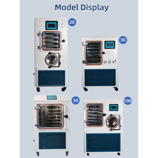 Laboratory Pre freezing Silicon Oil Heating Freeze Dryer Machine