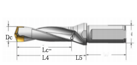 High Durability Exchangeable Tip Drills Long Lifetime With Versatile Design