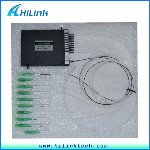 High Isolation HL-CWDM Mux Demux Module 8+1 Multiplexer With 8 Channel