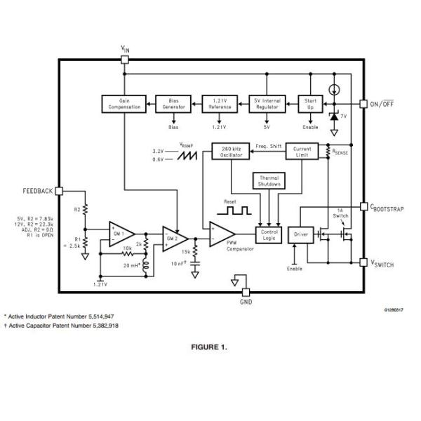 LM2675M-ADJ Integrated Circuit Chip SIMPLE SWITCHER Power Converter High Efficiency 1A Step-Down Voltage Regulator
