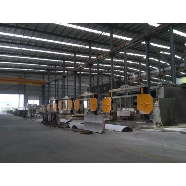High-Efficiency 4 Axis Single Wire Saw Stone Cutting Solution For Granite , Special Shapes Industrial Applications