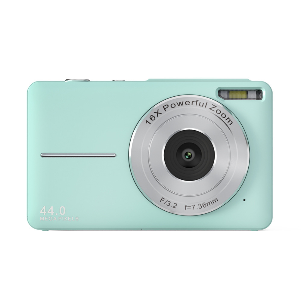 FromPRO Cross-border High-definition Mini Digital Camera for Students & Children 4K Video 180 Wide Angle Filter MicroSD DC403