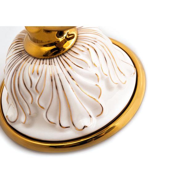 Plated Gold and Painted Soap Holder Bathroom Essentials Wall - Mounted Durability