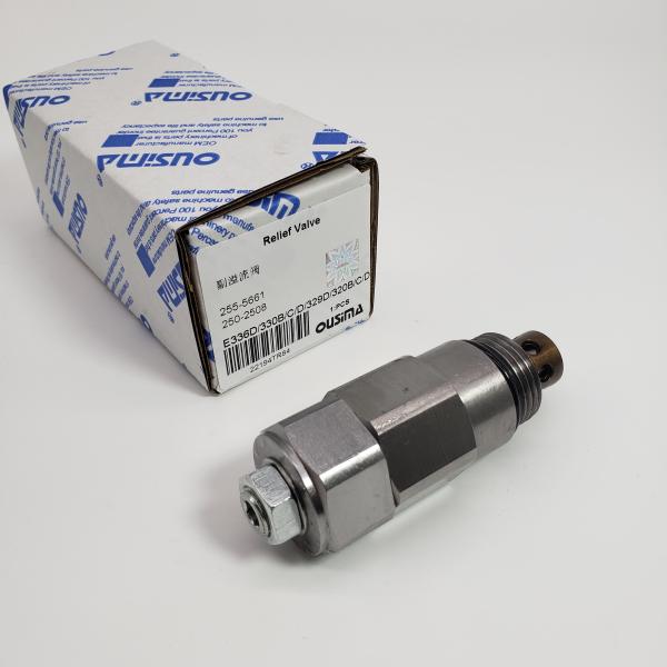 255-5661 250-2508 Relief Valve For Excavator E320B/C/D E323B/C/D/E324B/C/D E329D E330B/C/D E336D