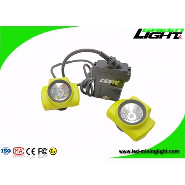 6.8Ah 18000lux Cordless Led Mining Light IP68 Rechargeable With OLED Screen