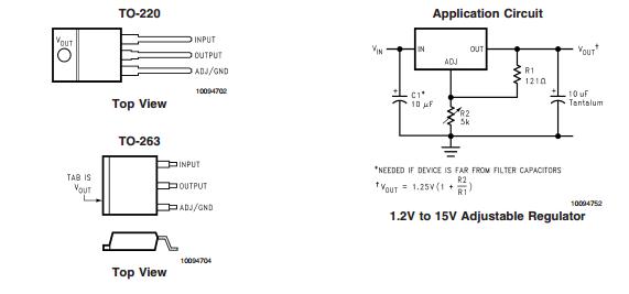 LM1085IS-ADJ integrated circuit components Integrated Circuit Chip 3A Low Dropout Positive Regulators