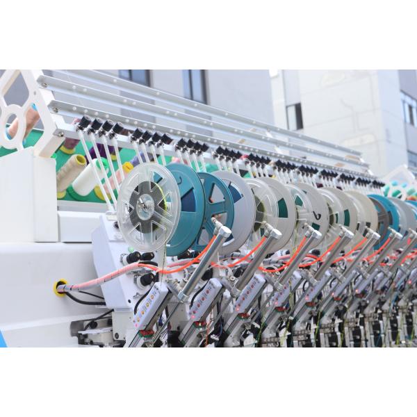 Computer Double 22 Heads Four Needle Embroidery Machine Durable
