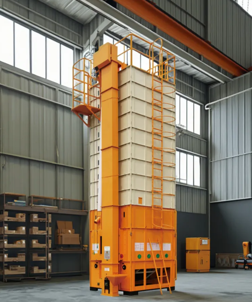 Even blend 9.95kw 10T Batch Type Dryer Machine For Rice Mill