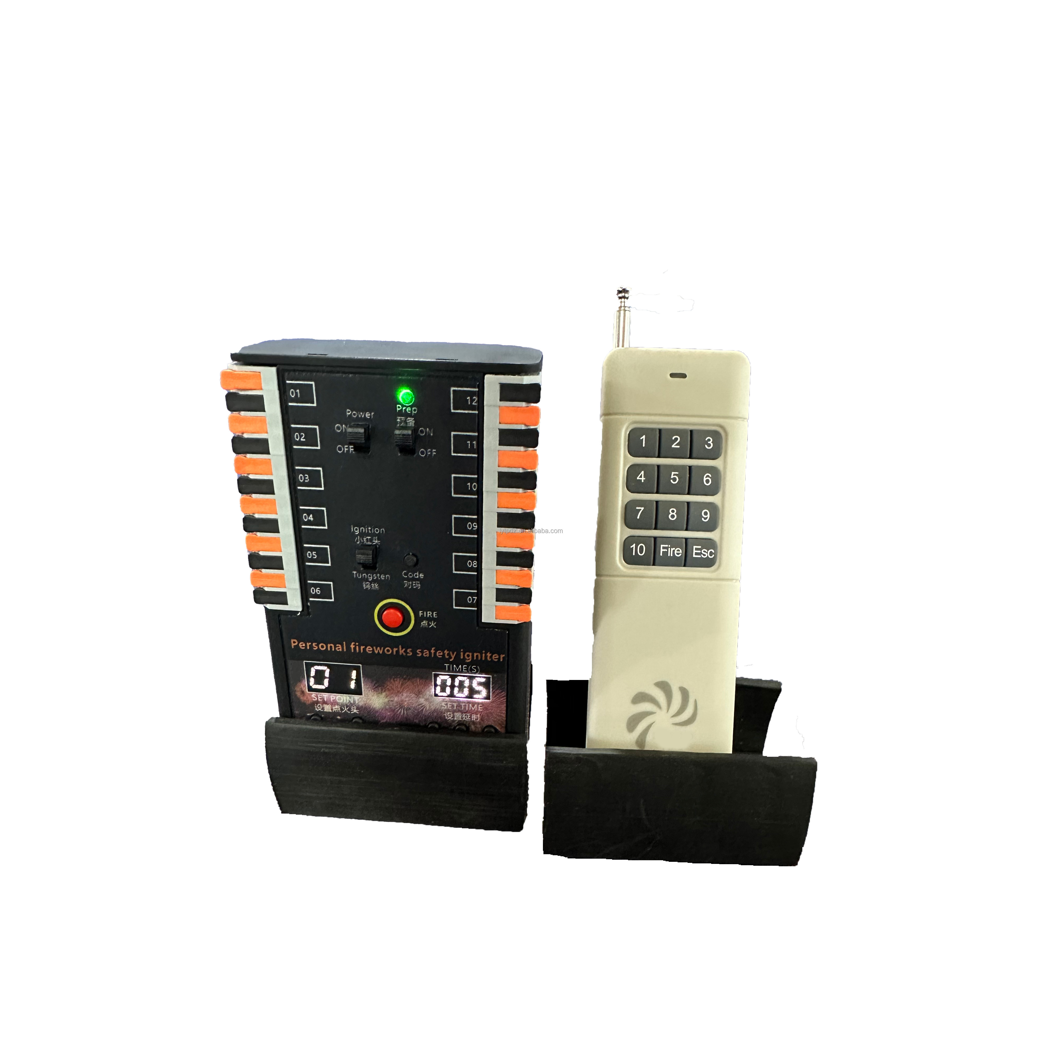 Fireworks Shows Plastic Wireless Remote Igniter with Delay Function Spark Effect